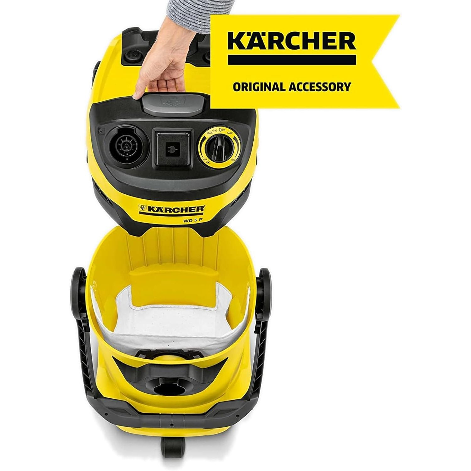 Buy KARCHER,ärcher 28630060 Bag in Fleece Filter for Vacuum Cleaners WD 4/5/6 – Set of 4 Pieces - Gadcet UK | UK | London | Scotland | Wales| Near Me | Cheap | Pay In 3 | Vaccum cleaner bag